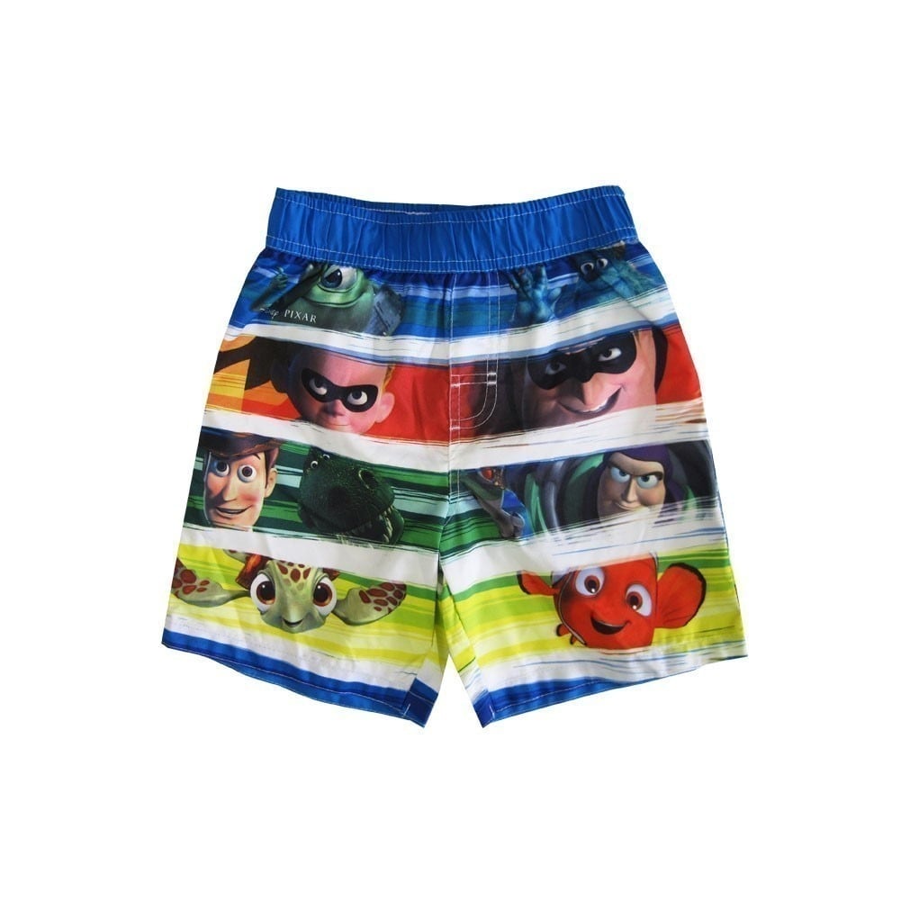 24 months, Multi Disney Pixars All Characters Boys Swim Trunks