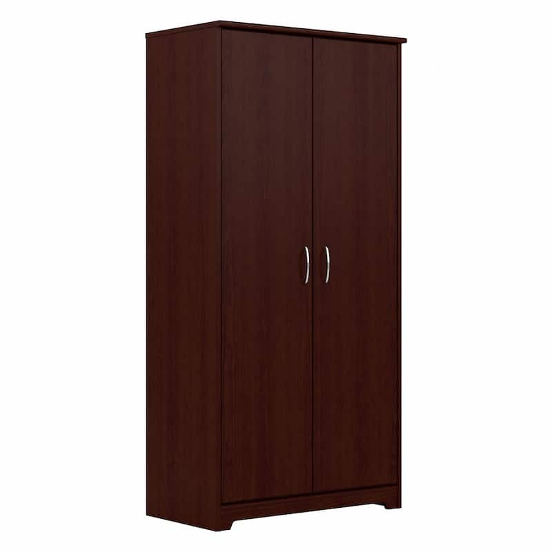 Cabot Tall Storage Cabinet with Doors by Bush Furniture