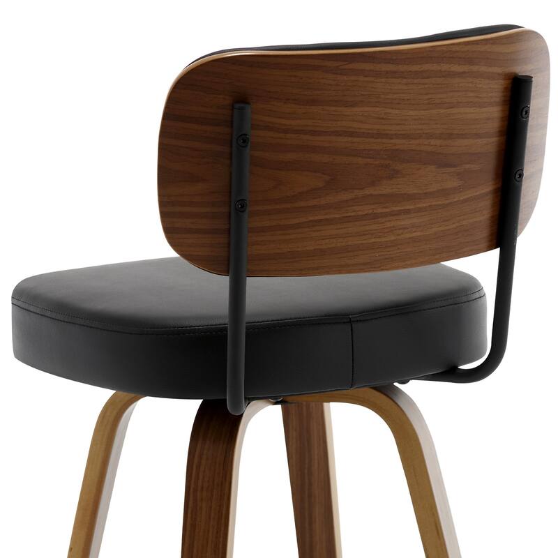 26"/29" Swivel Bar Stools/ Counter Stools with Bentwood Legs