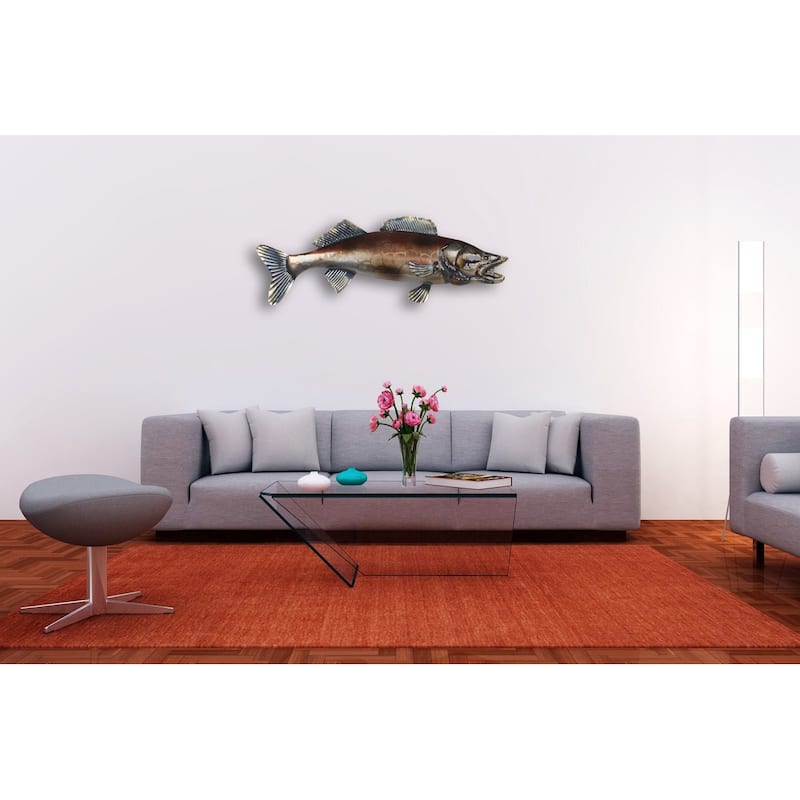 Lake Fish Metal wall art