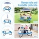 preview thumbnail 21 of 27, Costway Kids Picnic Table Outdoor Activity Table with Adjustable & - See Details