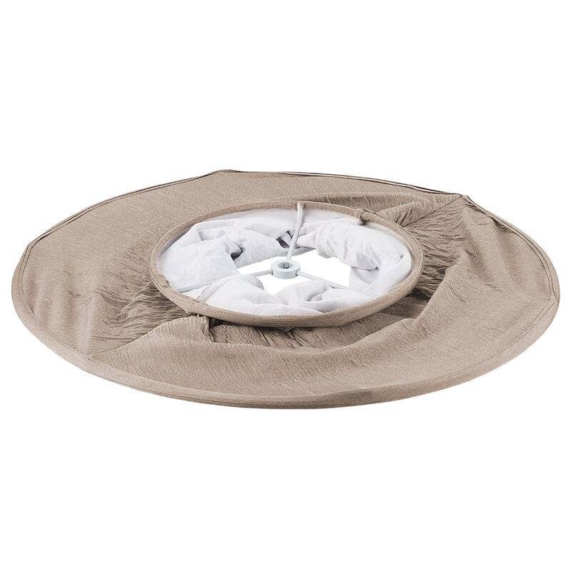 Pyramid Brown/Green Round Bell Stretched Spider Fitting Lamp Shades 8"x16"x12"(2-Pack) - N/A