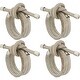 preview thumbnail 5 of 4, Table Napkin Rings With Knotted Rope Design (Set of 4)