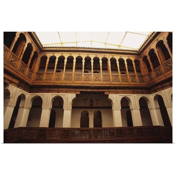 "Fondoux el-Nejjarine, Fez, Morocco" Poster Print