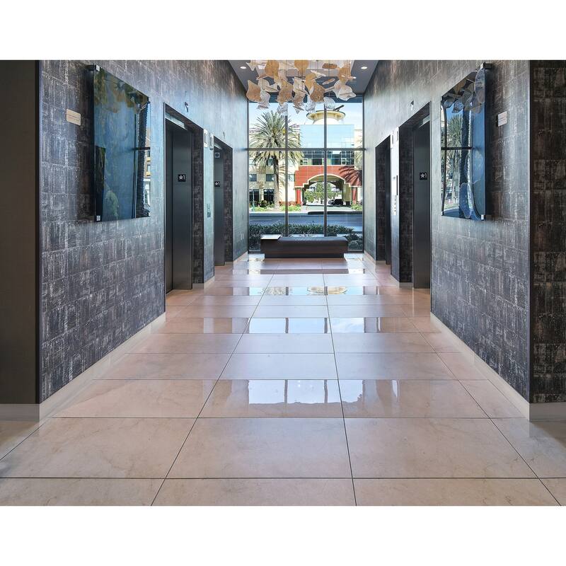 Ackland AKNPTGLA3.5X24M-BN Glacis 24" x 4" Matte Porcelain Thin-Set