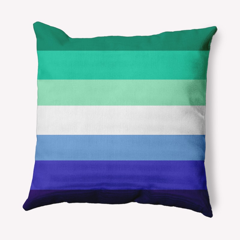 Pride Flag Outdoor Throw Pillow - 20" x 20" - Gay