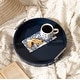 preview thumbnail 12 of 89, Kate and Laurel Lipton Round Decorative Tray with Metal Handles