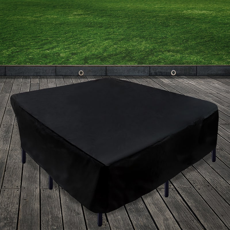 96" Waterproof Patio Furniture Cover, Black by National Tree Company - 96 in