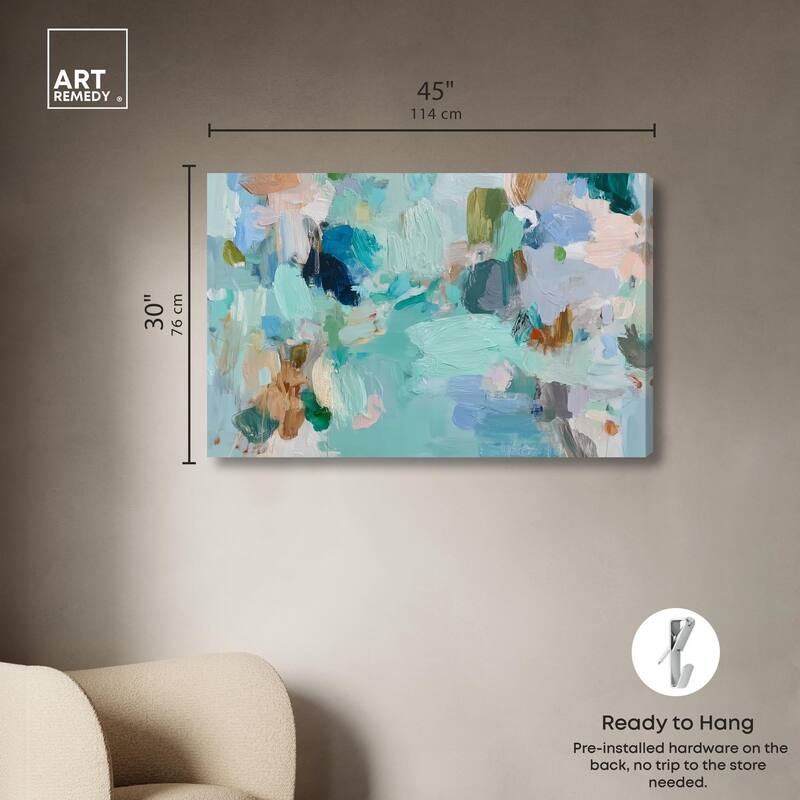 Layers of Feeling II Canvas by Art Remedy, Gallery Wrapped