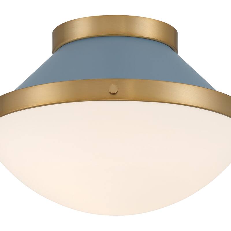 Crystorama Lighting Group XAN-8001 Xander 12" Wide Flush Mount Bowl