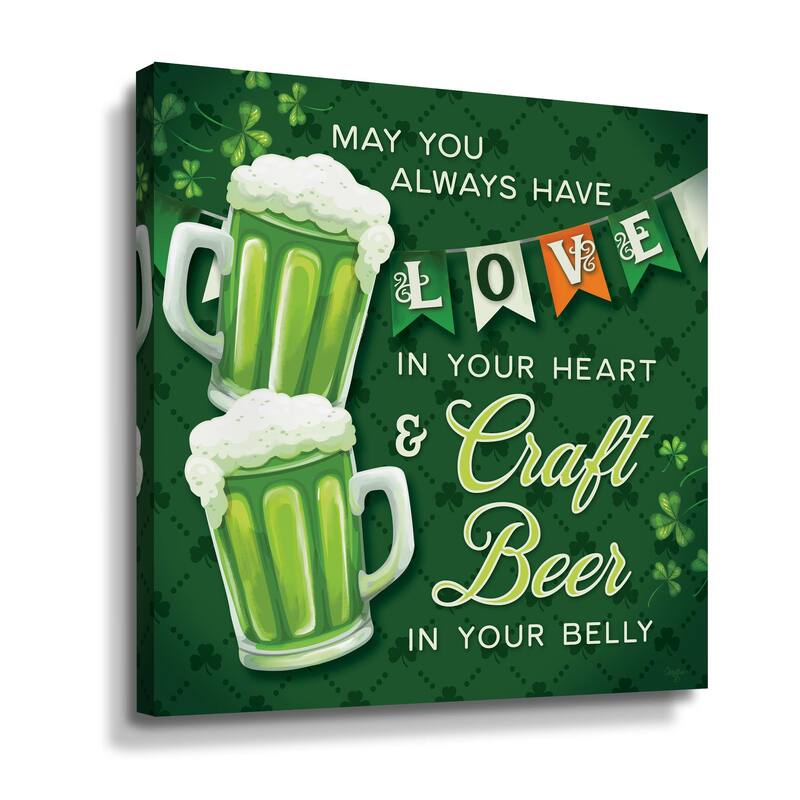 Craft Beer In Your Belly Gallery Wrapped Canvas Bed Bath & Beyond