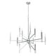 preview thumbnail 2 of 5, Hunter Sunjai 12-Light 3-Tier Candle Chandelier - Contemporary, Glam, Geometric