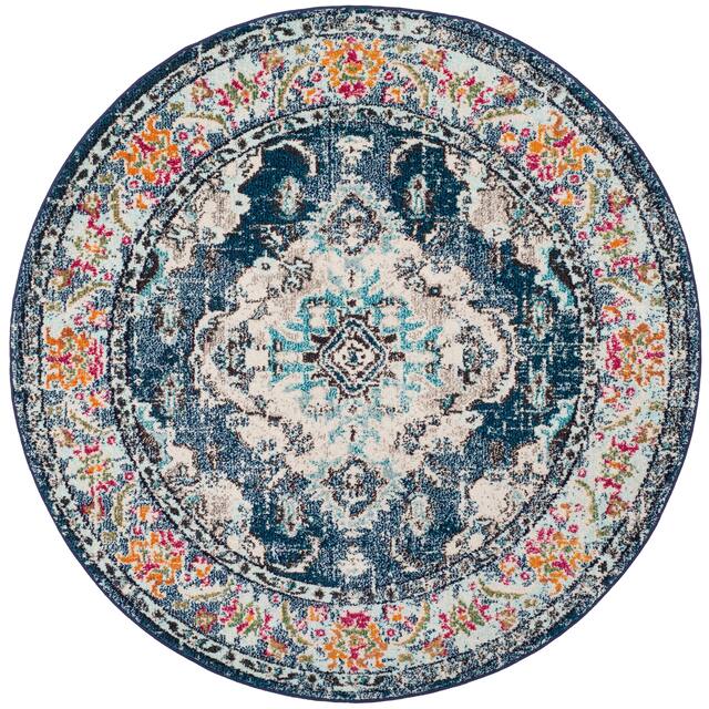SAFAVIEH Monaco Lillie Boho Medallion Distressed Area Rug