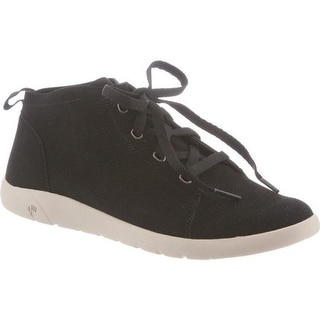 microsuede high top sneakers