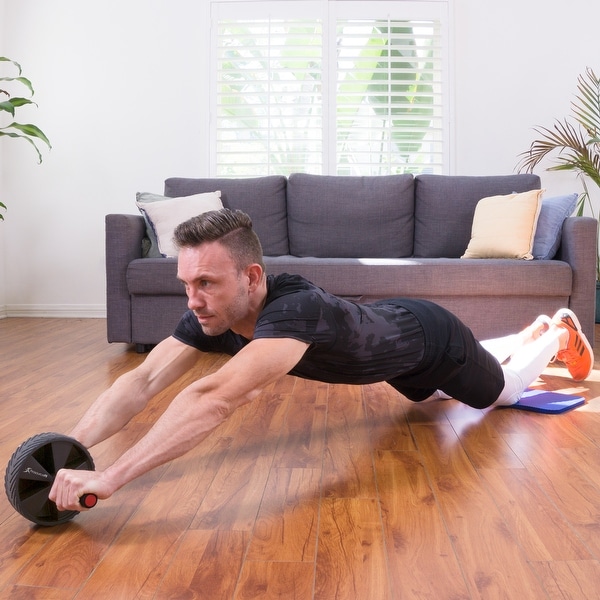 ProsourceFit Ab Wheel Roller Equipment for Abdominal Exercises at