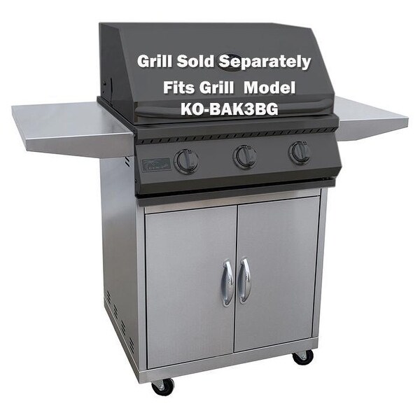 Shop KoKoMo Grills 3 Burner BBQ Grill Cart - Free Shipping ...