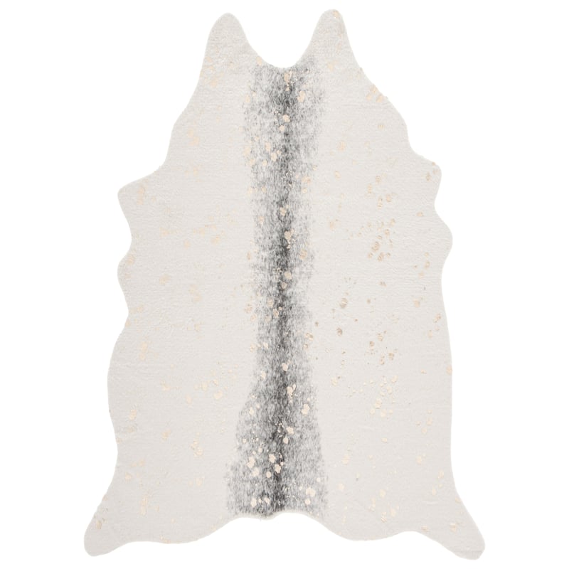SAFAVIEH Faux Cow Hide Rassima Animal Rug