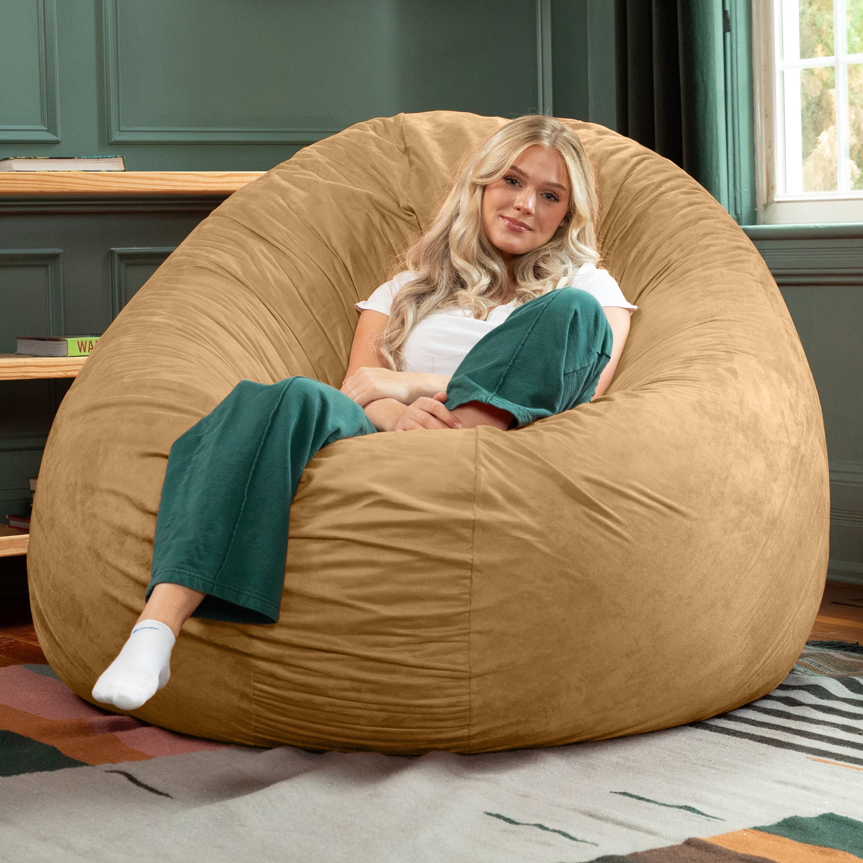 Jaxx Cocoon 6 Ft Giant Bean Bag Sofa and Lounger for Adults