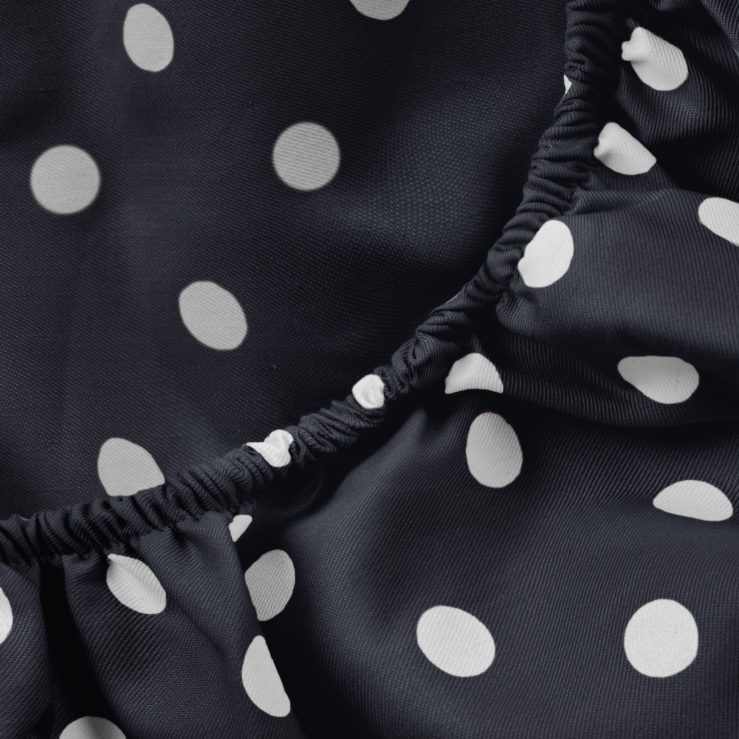 Superior Thread Count 600TC Cotton Blend Polka Dot Bed Sheet-image