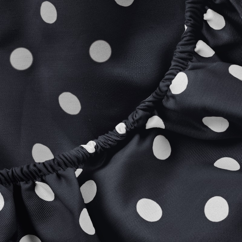 Superior Thread Count 600TC Cotton Blend Polka Dot Bed Sheet Set