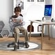preview thumbnail 7 of 41, Height-adjustable Ergonomic Kids Desk Chair with Universal Casters-Blue