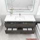 preview thumbnail 15 of 39, Selina 60" Wall Mounted Vanity with Single Sink