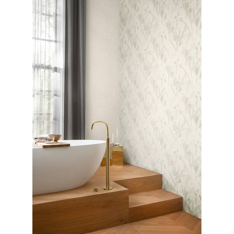 Abstract Lancaster Chet Sage Spray 33 ft L X 20.9 in W Wallpaper.