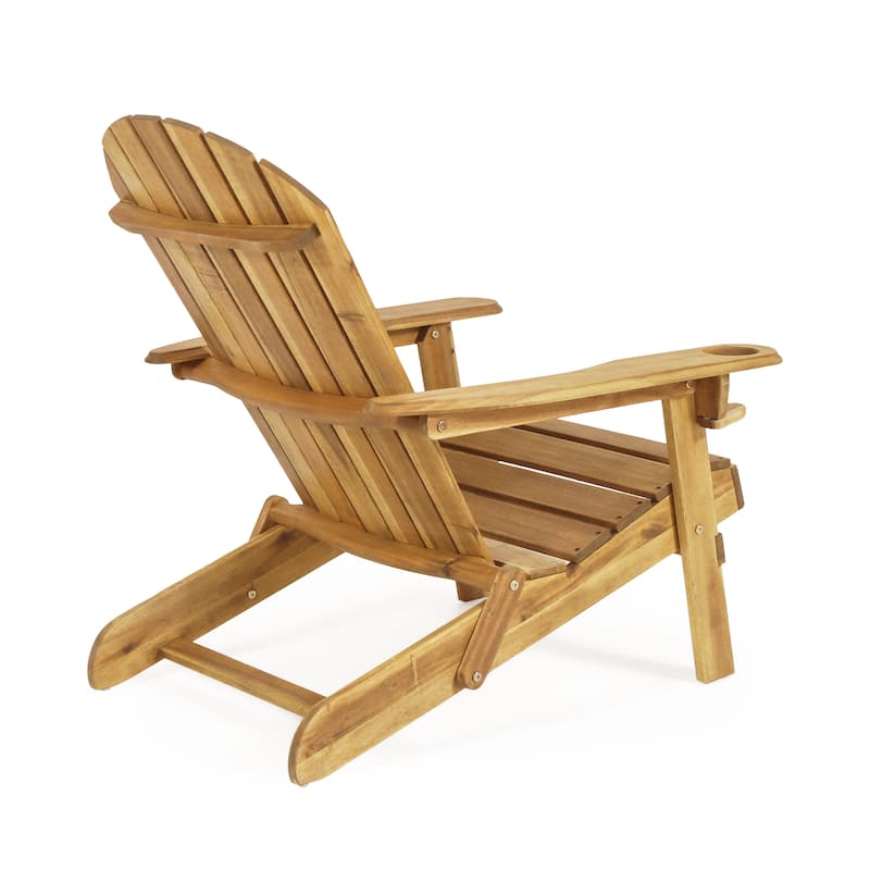 Bellwood Outdoor Acacia Wood Folding Adirondack Chairs (Set of 2) by Christopher Knight Home