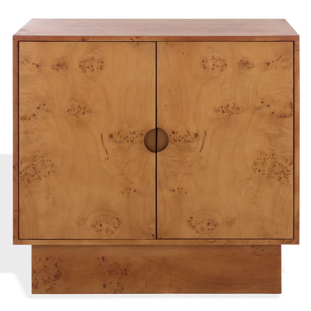 SAFAVIEH Couture Tessly Burl Veneer Chest - 32"W x 19"D x 30"H