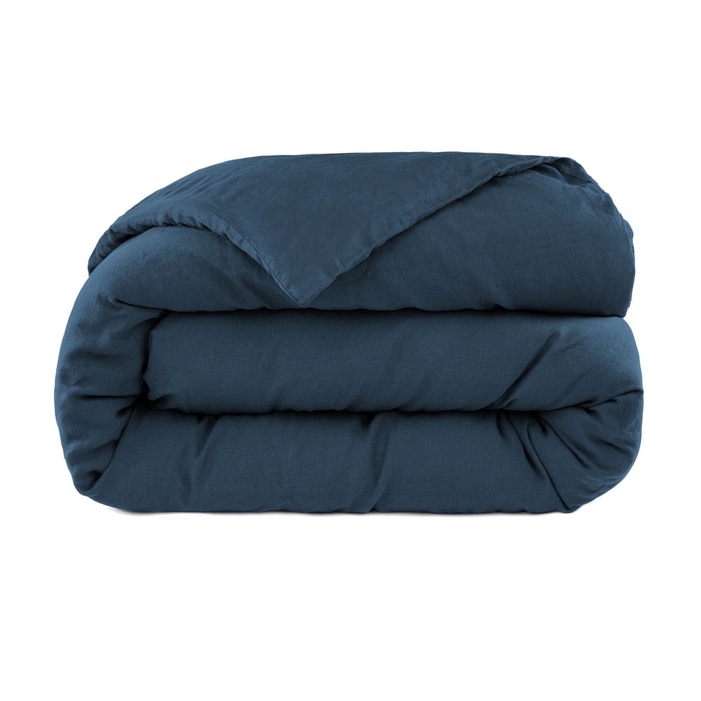 100% French Linen Duvet Cover by BOKSER HOME