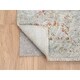 preview thumbnail 4 of 9, Shahbanu Rugs Hand Knotted Ivory Persian Erased Medallion Design Wool and Pure Silk Oriental Square Rug (8'2" x 8'1")