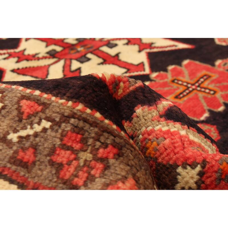 ECARPETGALLERY Hand-knotted Andelz Navy Wool Rug - 4'11 x 6'8