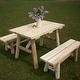 preview thumbnail 2 of 1, White Cedar Log 4' Backless Bench