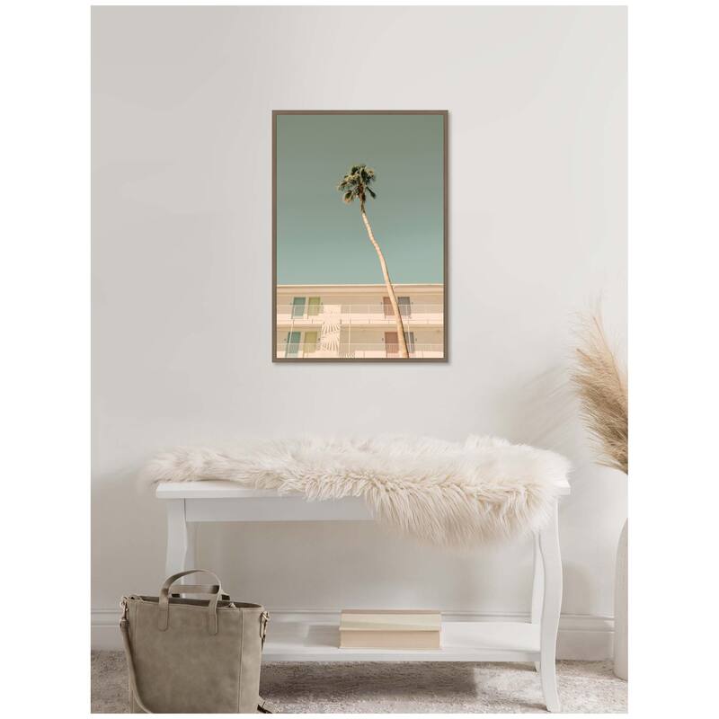 Kate and Laurel PS I Love You by Alicia Bock Framed Canvas Wall Art Print