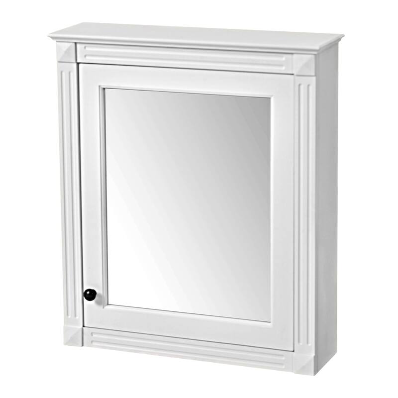 Wall Mounted Bathroom Storage Cabinet with Mirror, Adjustable Shelves, Soft Close Hinges, Over Toilet Space Saver
