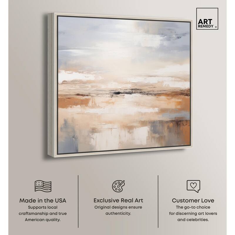 Coastal Calm Canvas by Art Remedy