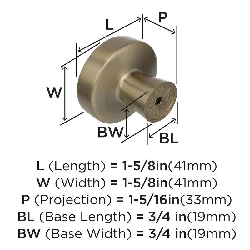 Amerock Blackrock Cabinet Knob
