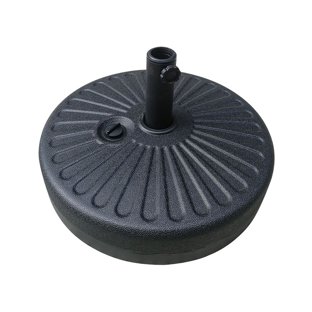 Overstock22kgs Outdoor Shades Umbrella Plastic Umbrella Base With Filling Water Black Dailymail