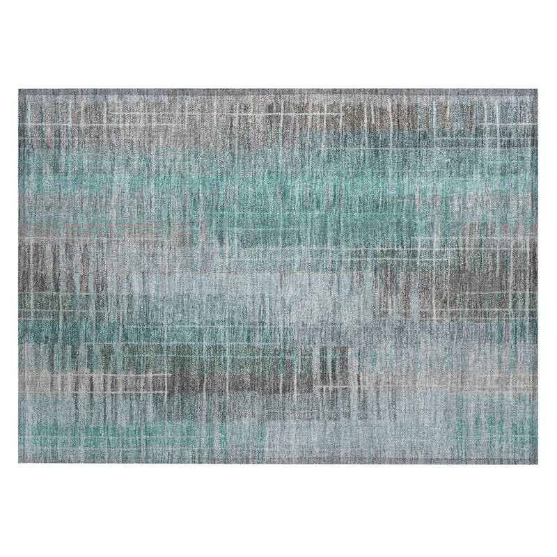 Machine Washable Indoor/ Outdoor Contemporary Aaron Chantille Rug