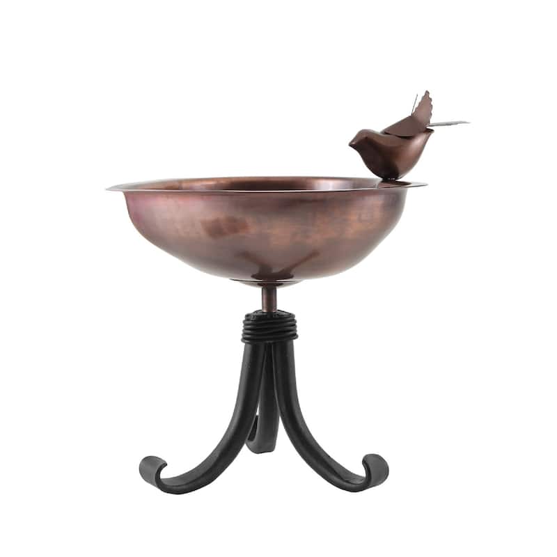 Achla Designs Heart Shaped Birdbath Bowl With Tripod Stand, 9 Inch ...
