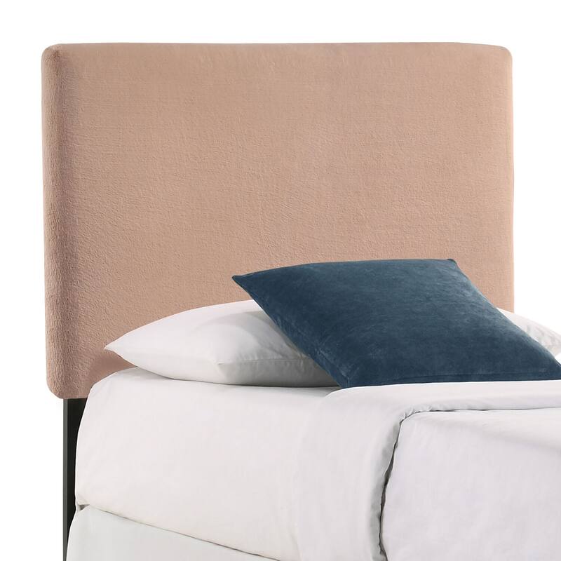 Rectangular Upholstered Headboard with Soft Padded Back and Modern Elegant Design for Bedroom