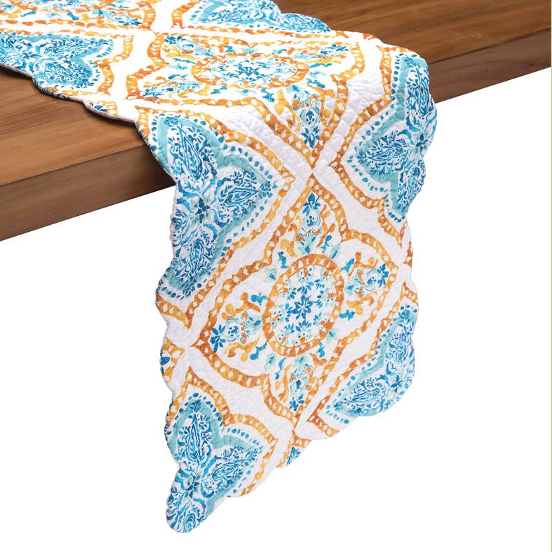 14" x 51" Terrace Medallion Table Runner