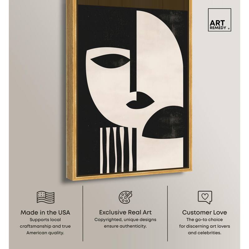 The Mask III Canvas by Art Remedy