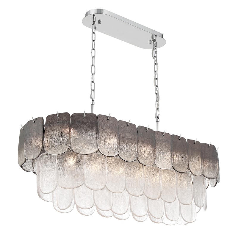 Artcraft Bianca 12-Light Island-Light - Polished Nickel