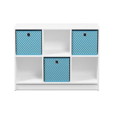 Porch & Den Szold Basic Storage Bookcase with Bins