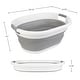 preview thumbnail 2 of 5, Collapsible Laundry Basket - 10.3-Gallon Portable Sink - Multipurpose Plastic Bin - Camping Essentials by Wakeman Outdoors