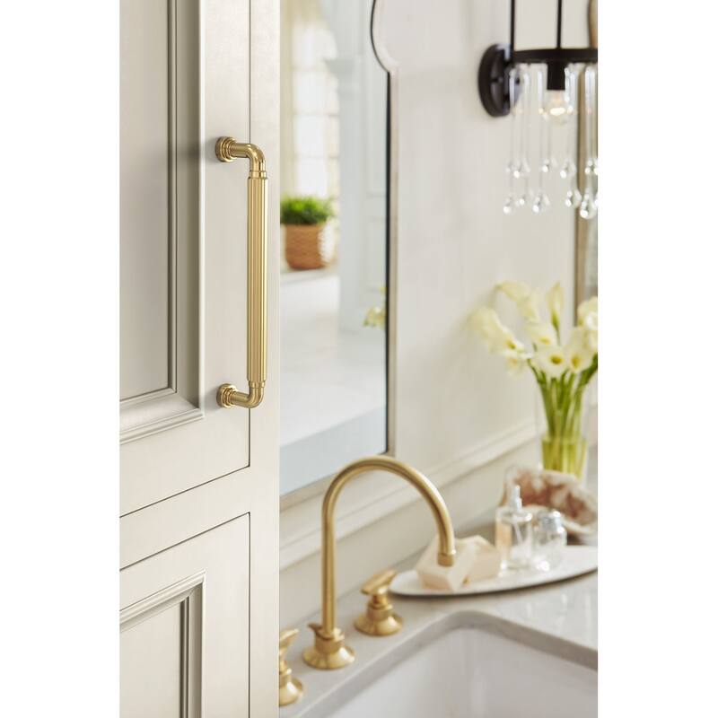 Amerock BP37704 Cowrie 6-5/16" Center to Center Fluted Handle Cabinet