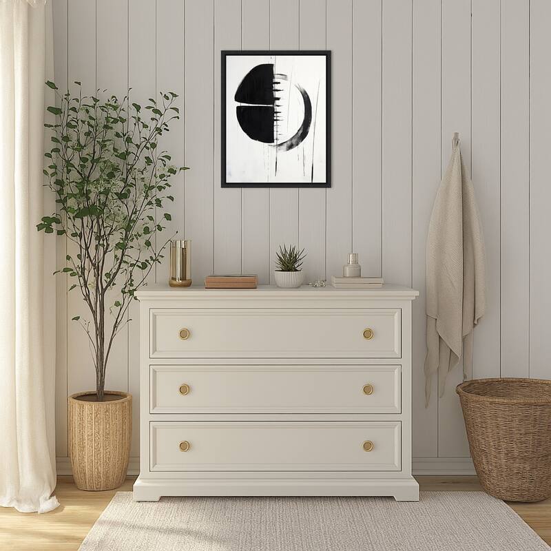 Graphite Garden by Irena Orlov Framed Canvas Wall Art Print