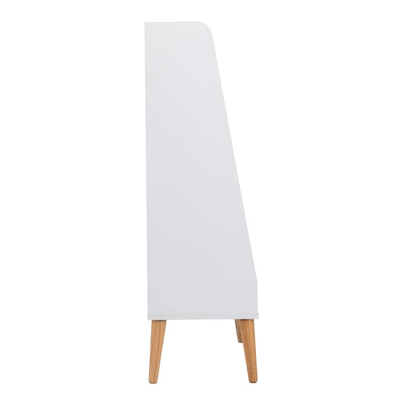 SEI Furniture Barrencroft Mid-century Modern Wood Leaning Ladder Bookcase