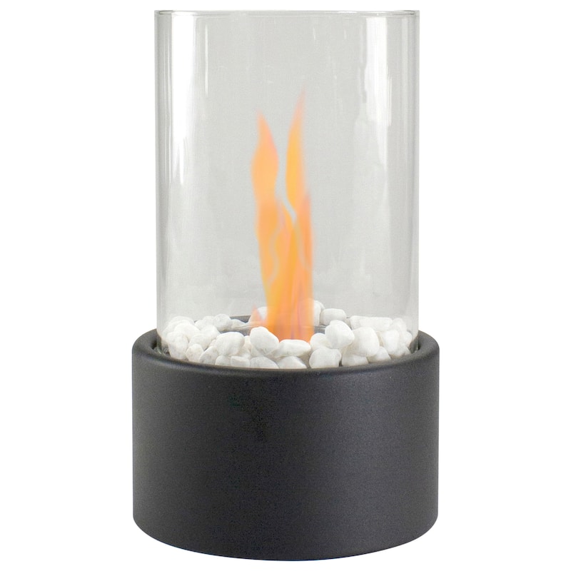 10.5" Bio Ethanol Round Portable Tabletop Fireplace